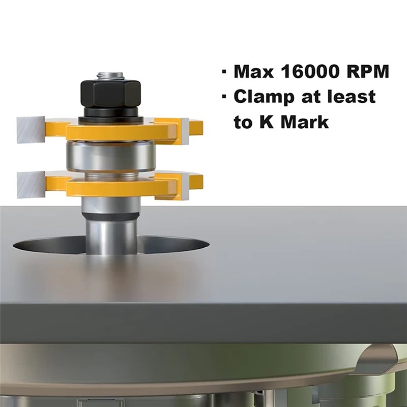 Набор концевых фрез комплект Т-образных насадок 12 7 мм 2 шт. для работ по дереву