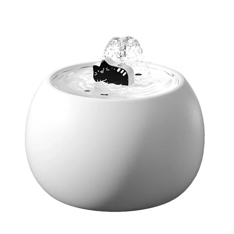 Простой Круглый мультяшный котенок керамический домашний питьевой бесшумный