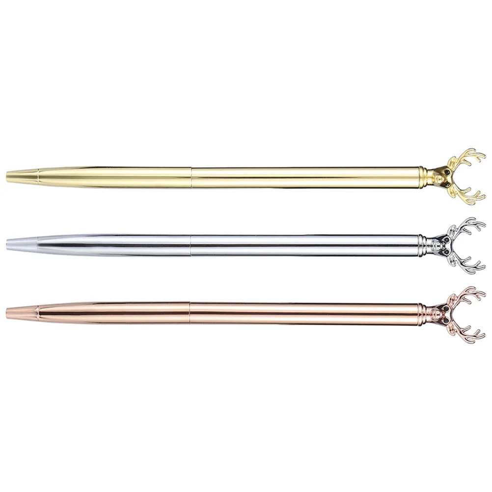 

Pens Christmas Ballpoint Pen Party Creative Toys Writing Deer Birthday Kids Reindeer Novelty Head Office Fillers Animalgoodie