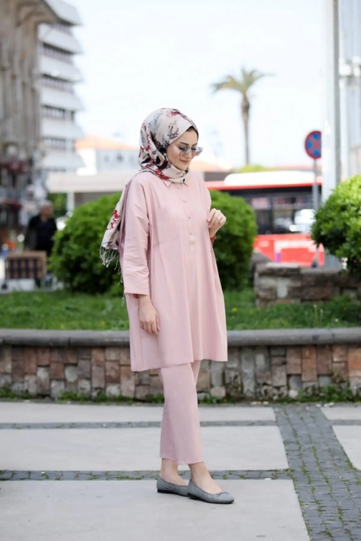 

Женский мусульманский костюм с Порошковым низом