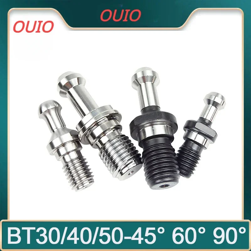 OUIO 1 шт. Bt30 Bt40 Bt50 Iso20 Iso25 Iso30 Pull Nail 45 ° 60 90 Гвозди для держателя инструмента Iso Bt Stud Tool