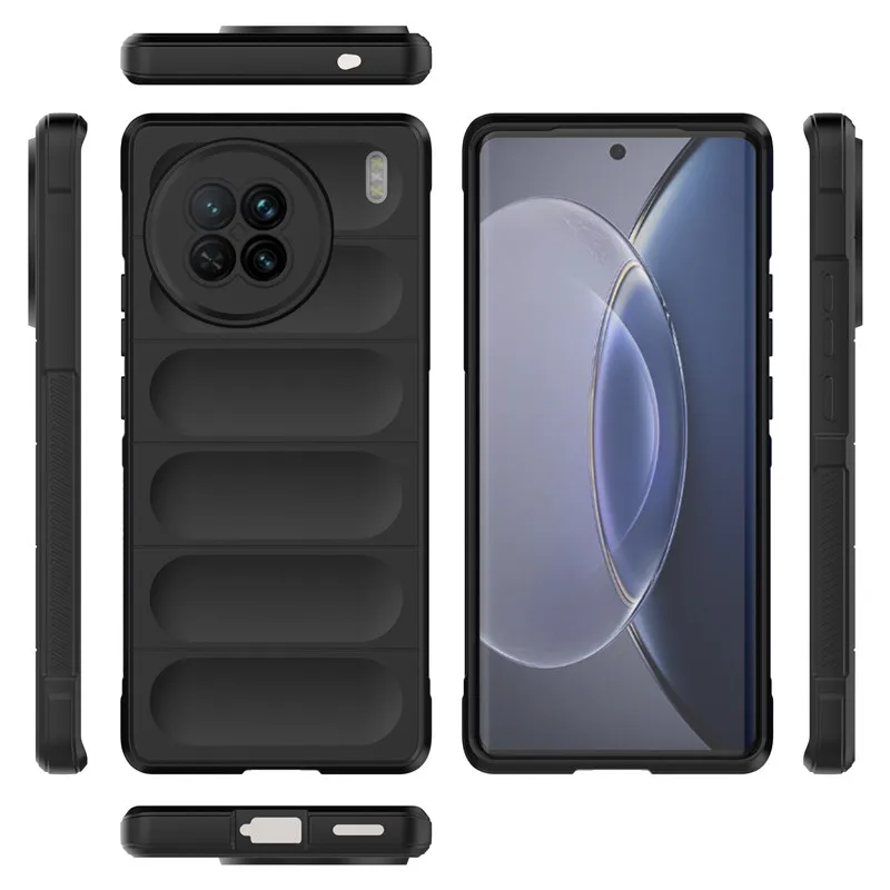 For Vivo X90 Cover Vivo X90 5G Case 6.78 inch Rubber Shockproof Soft Silicone Bumper For Vivo X90 Pro Plus Fundas Vivo X90 Pro 