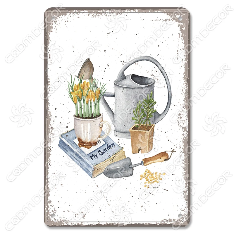 

Металлическая табличка CQDM DECOR Лаванда, травы, лимонад