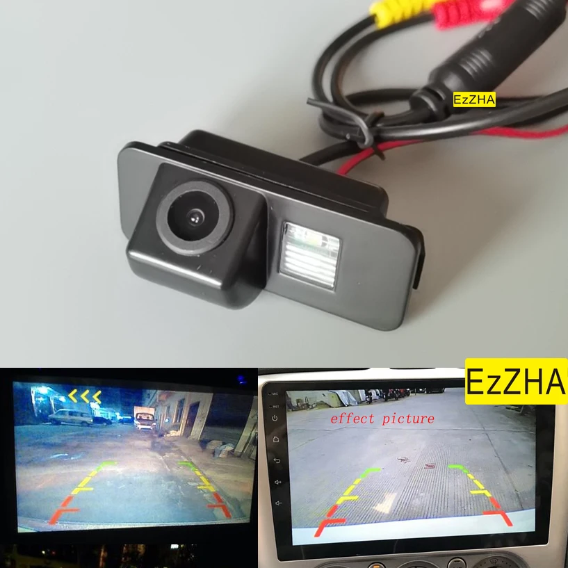 

Камера заднего вида EzZHA CCD для Ford Mondeo BA7 S-Max Focus C307 Fiesta Kuga, 170 градусов