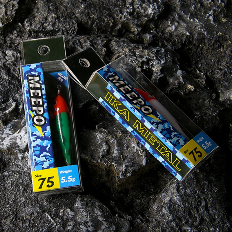 1 шт. искусственная приманка для кальмара 75 мм 5 г