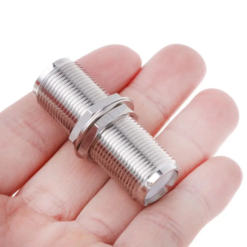 

UHF SO239 Female To Female Jack Nut Bulkhead Panel Mount Adapter Connector Straight F/F Drop Shipping