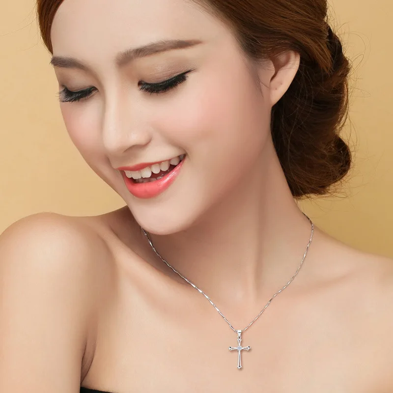 

Cross Pendant Jewelry Female Niche Design Sense Collarbone Chain