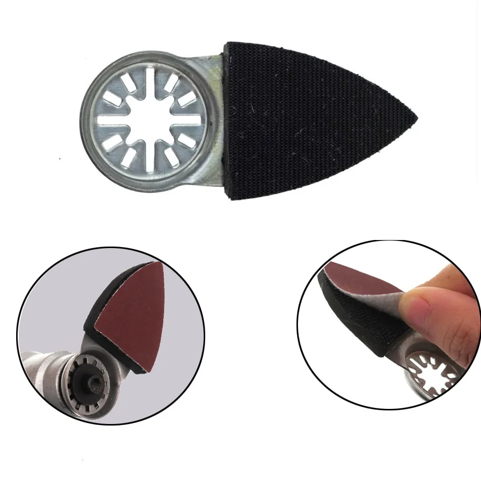

Sand Base Triangular Polishing Disc 38*86mm Accessories Flocking Polished Sandpaper Triangle Saws & Accessories