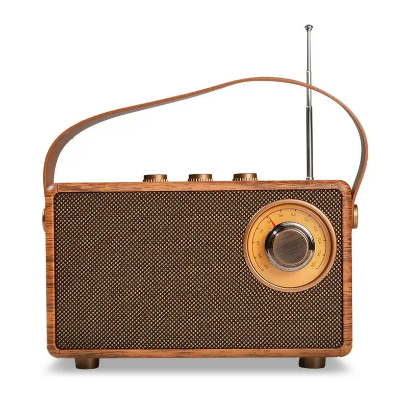 

Small Retro Speaker Portable Wireless Radio Speakers Rechargeable Wireless Speakers For Home Office Party