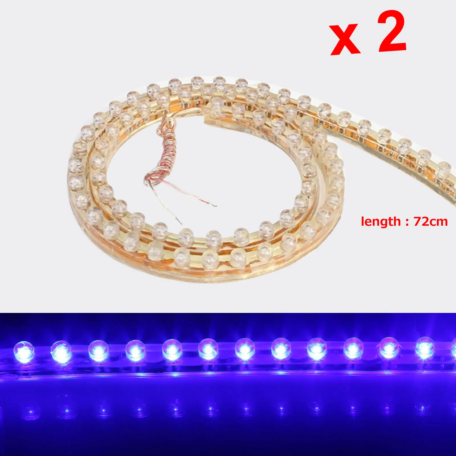 2 шт. гибкая водонепроницаемая лента 72 см