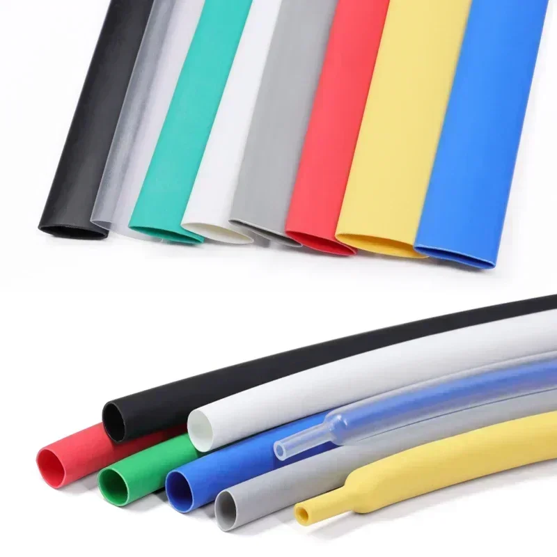 1 метр 4:1 термоусадочная трубка с клеем двойными стенками 6 8 12 16 24 40 52 72