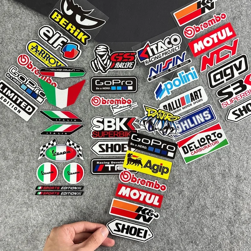 

Наклейка на шлем мотоцикла, водонепроницаемая Светоотражающая полоса на боковой стороне мотоцикла, для KTM, YAMAHA, Kawasaki, Suzuki, Honda