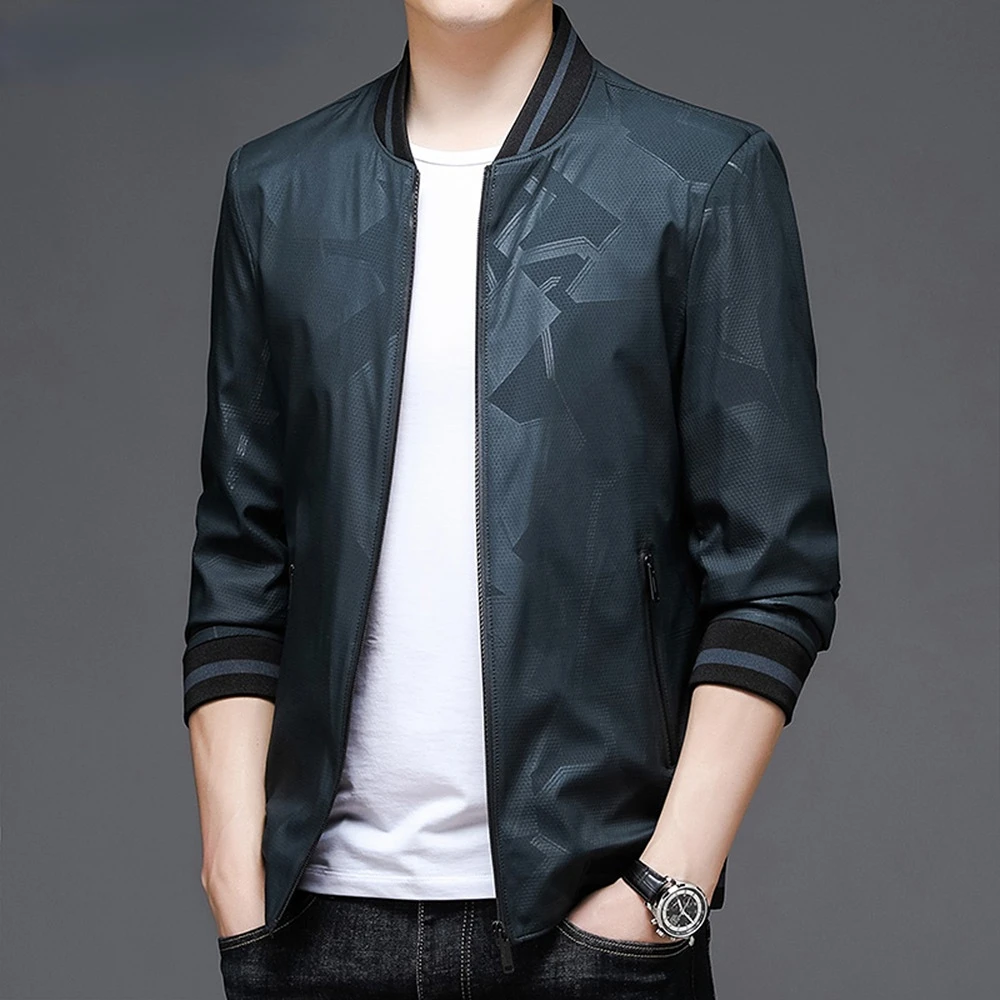 

Men Jacket 2023 Casual Fashion Streetwear Spring and Autumn Clothes Top Quality Windbreaker Coats Men Clothes Baseball Uniform