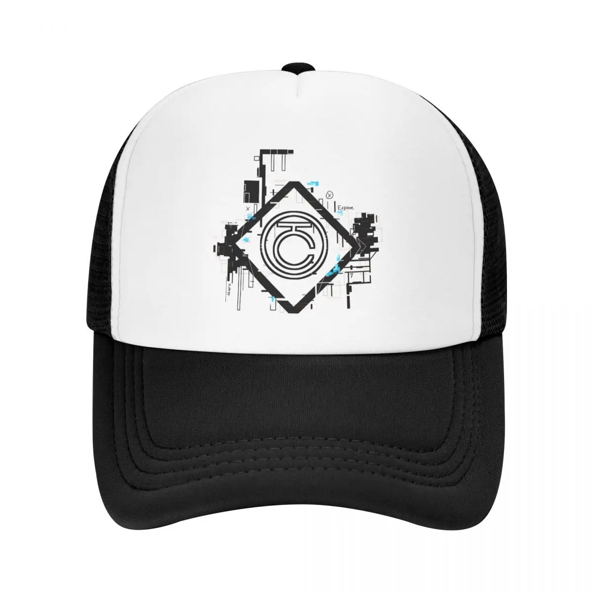 

Japanese Tokyo Explorer Techwear Baseball Cap Adjustable Adult Future Tech Street Wear Graphic Trucker Hat Hip Hop Snapback Caps