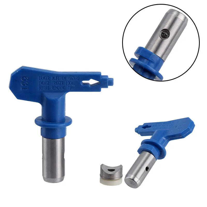 Набор сопел для бесвоздушной покраски Airless Paint Nozzles Set Reversible Spray Tips Sprayer Nozzle Spraying Machine Parts Gun Power Tools on.