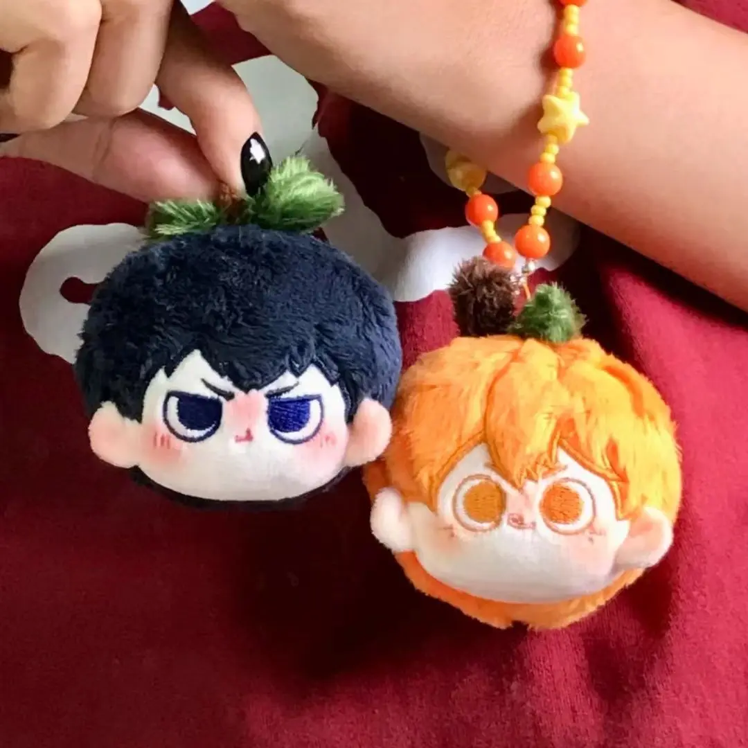 

Аниме Haikyuu! Hinata Shoyo Tobio Kageyama Милая 7 см Kawaii плюшевая хлопчатобумажная кукла подвеска в виде сумки для косплея брелок подарок