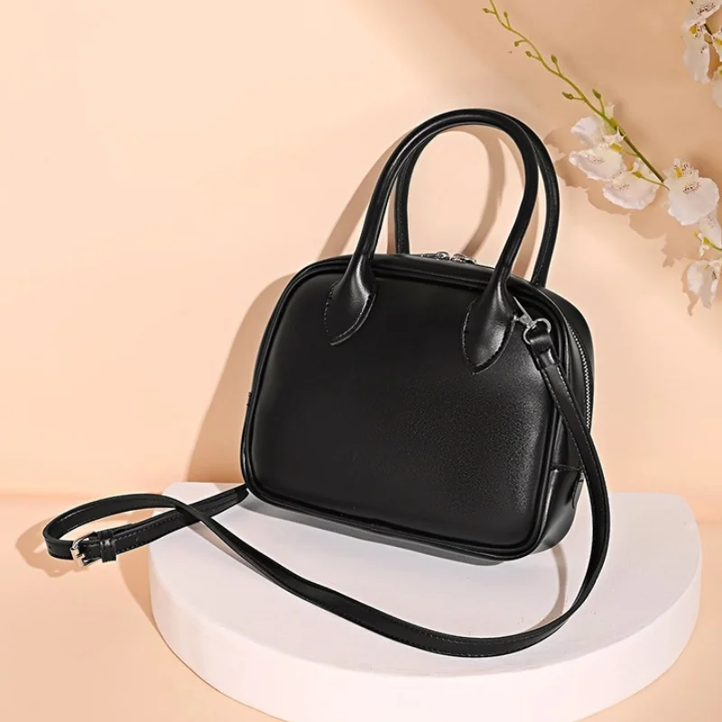 

Luxury Design Women's Shoulder Bag PU Leather Elegant Ladies Top Handle Purse Handbags Fashion Female Small Tote Messenger Bags