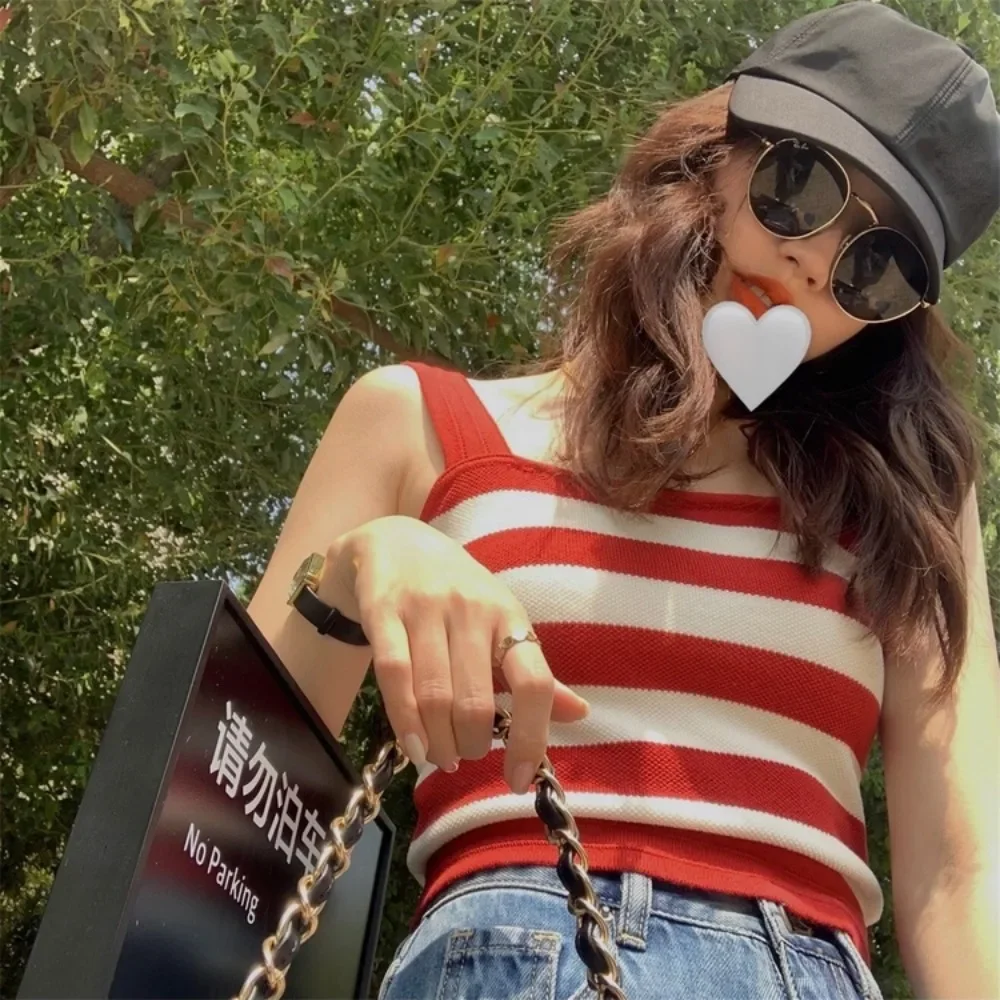 Летняя майка ZHUANQING новинка милый тонкий кроп-топ Повседневная Солнцезащитная