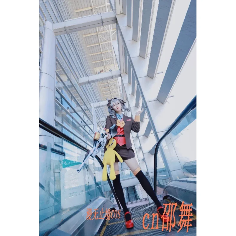 Фото Костюм для косплея Honkai Impact 3 Броня зайч, костюм, шорты с париком, униформа на Хэллоуин, косплей костюм для женщин и девушек, полный комплект №2