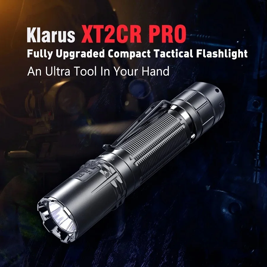 Новый тактический фонарик KLARUS 2100LM перезаряжаемый полицейский фонарь с