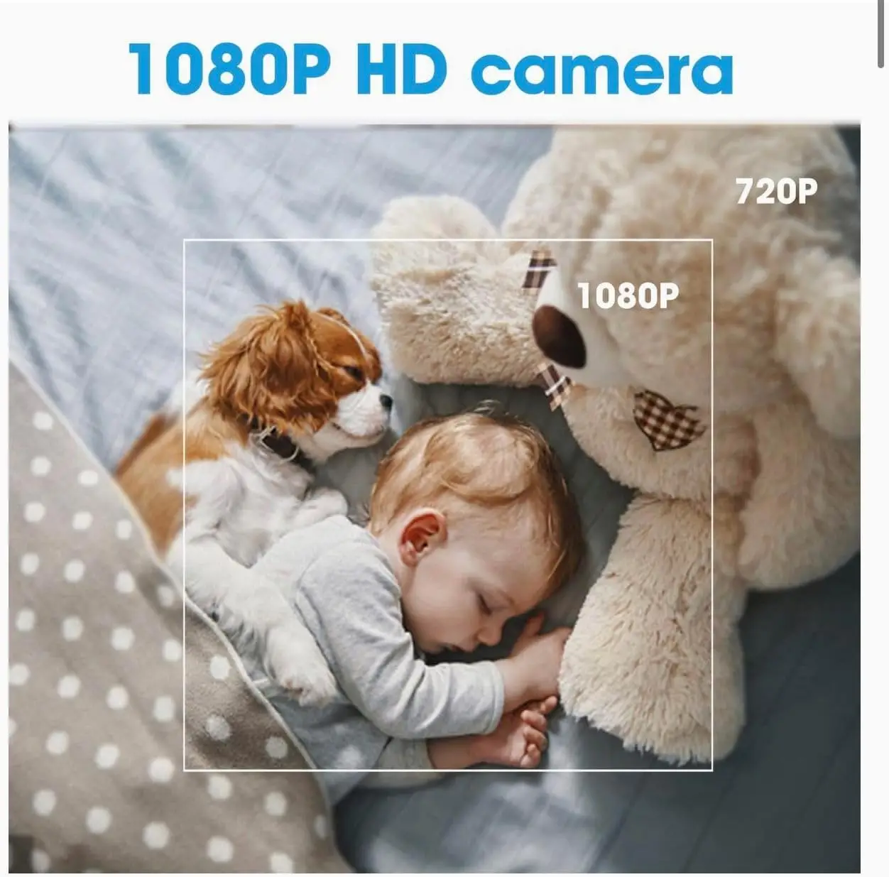 Фото HD 1080P Настольные часы Мини-будильник Беспроводная Wi-Fi IP P2P Камера ИК-видеокамера ночного видения Домашняя безопасность Веб-камера наблюдения №4