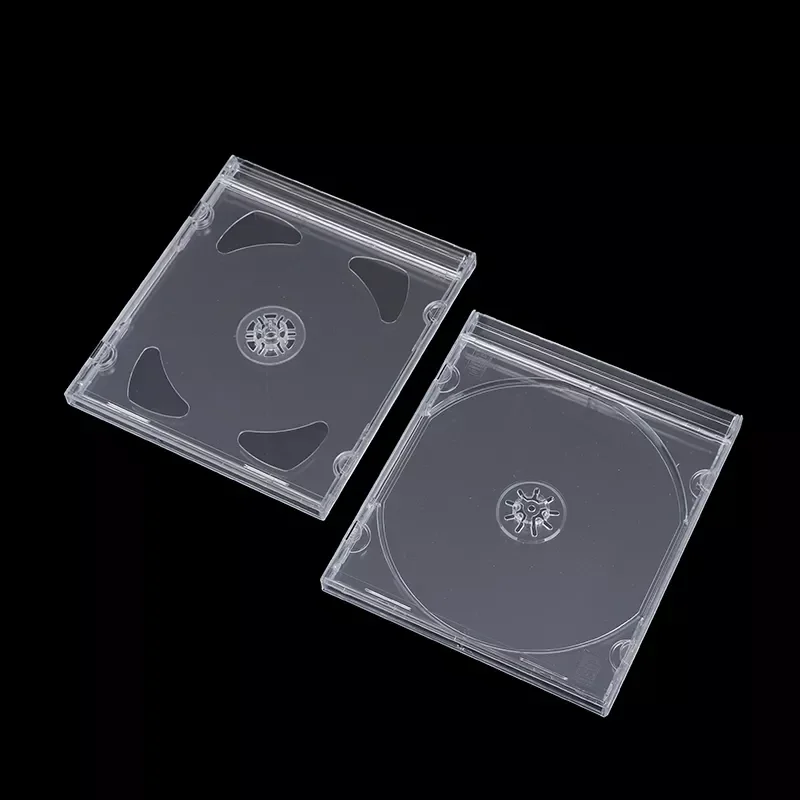 

1pcs Portable Ultrathin Standard DVD Case Transparent CD Package Portable CD Storage Organizer Box Album Box Cases