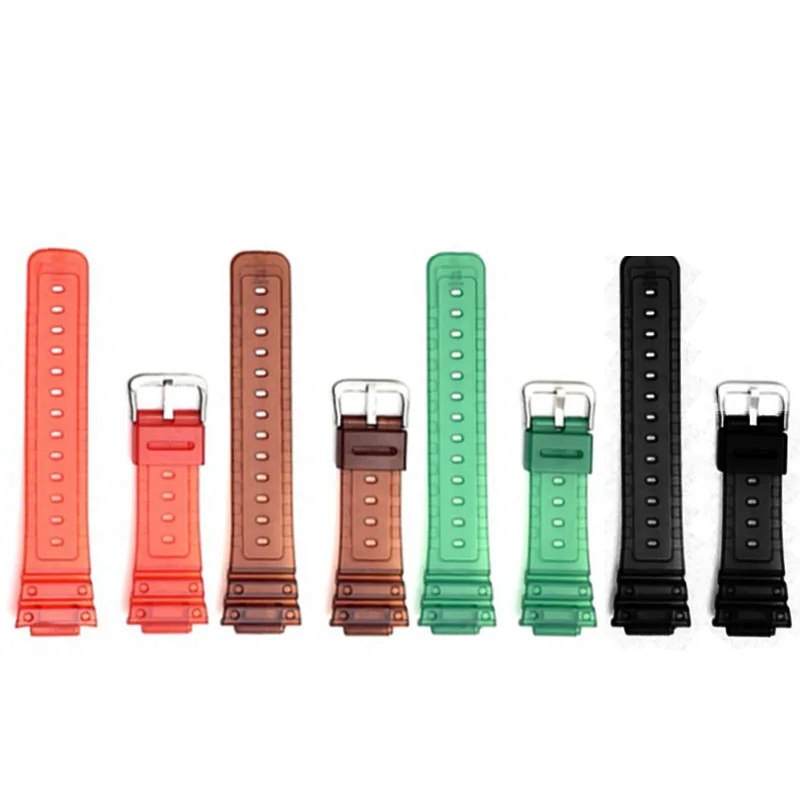 

Resin Sport Watch Band for Casio Watch Strap DW5600 16mm*26mm TPU Rubber Strap Casio G-shock 9052 5600 6900 Series Watch Belt