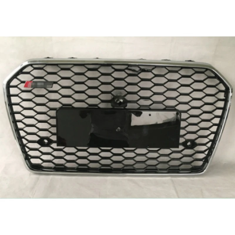 Для RS6 Стиль передняя Спортивная Шестигранная сетчатая сотовая бленда гриль