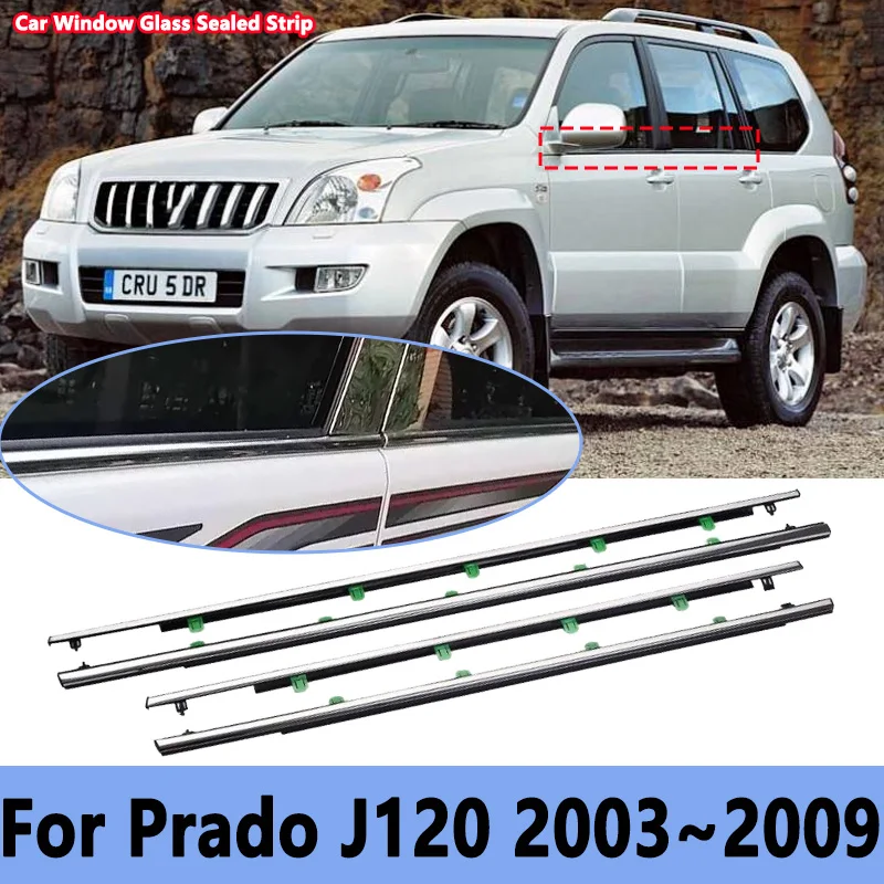 Для Toyota Land Cruiser Prado J120 2003 ~ 2009 FJ120 120 автомобильное стекло фотостекло хромированные