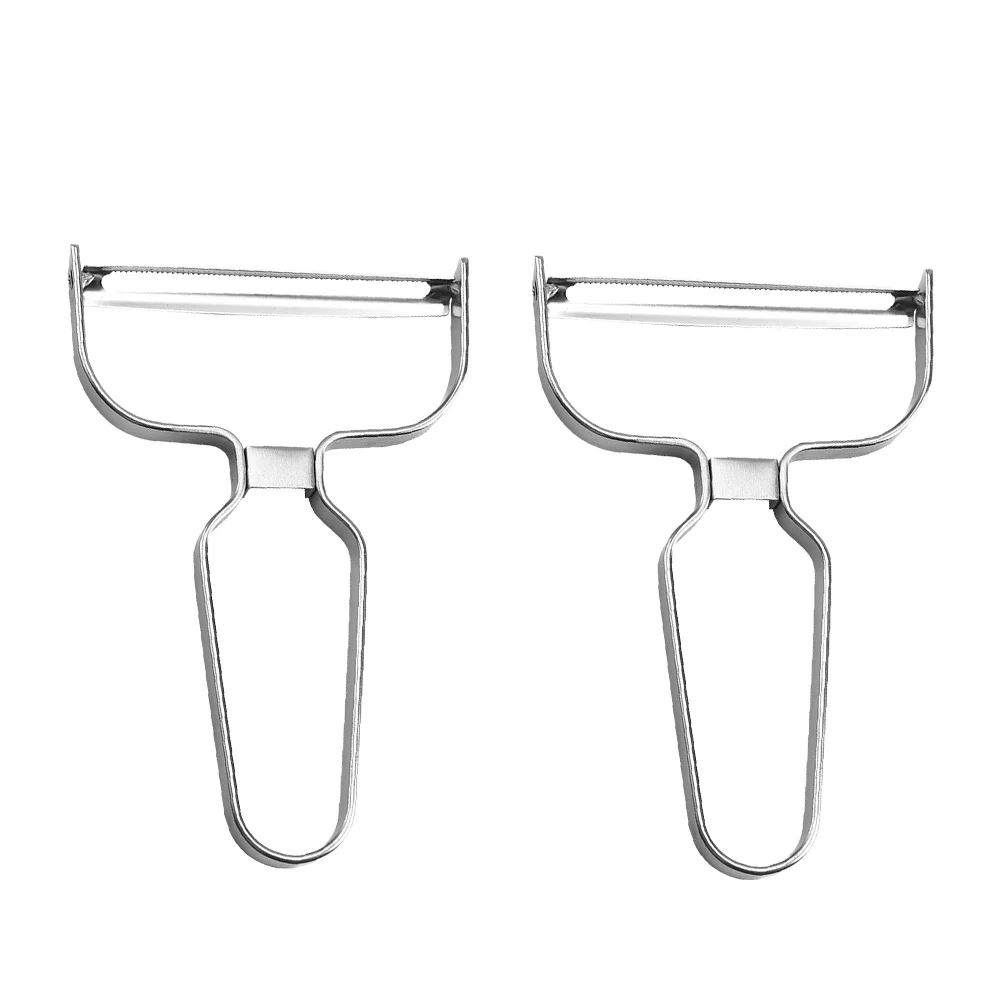 

2pcs Kitchen Multipurpose Peelers Stainless Steel Potato Peelers Fruit Peelers