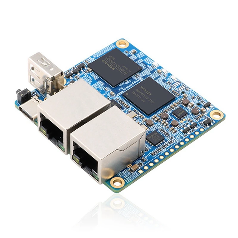 

For Orange Pi R1 Plus LTS RK3328 Quad-Core ARM Cortex-A53 1GB RAM Dual Gigabit Ethernet Port Openwrt Development Board