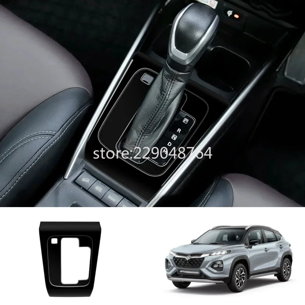 Фото Для Suzuki Fronx WDB3S WEB3S 2025 2026 ABS черная задняя крышка кондиционера, накладка приборной панели, крышка переключения передач, накладка, стиль №4