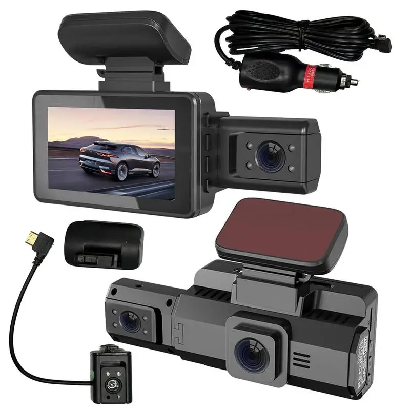 

Dashcam Front And Rear Camera DVR Car Video Recorder Vehicle Black Box FULL HD 1080P Night Vision Driver Recorder G Sensor
