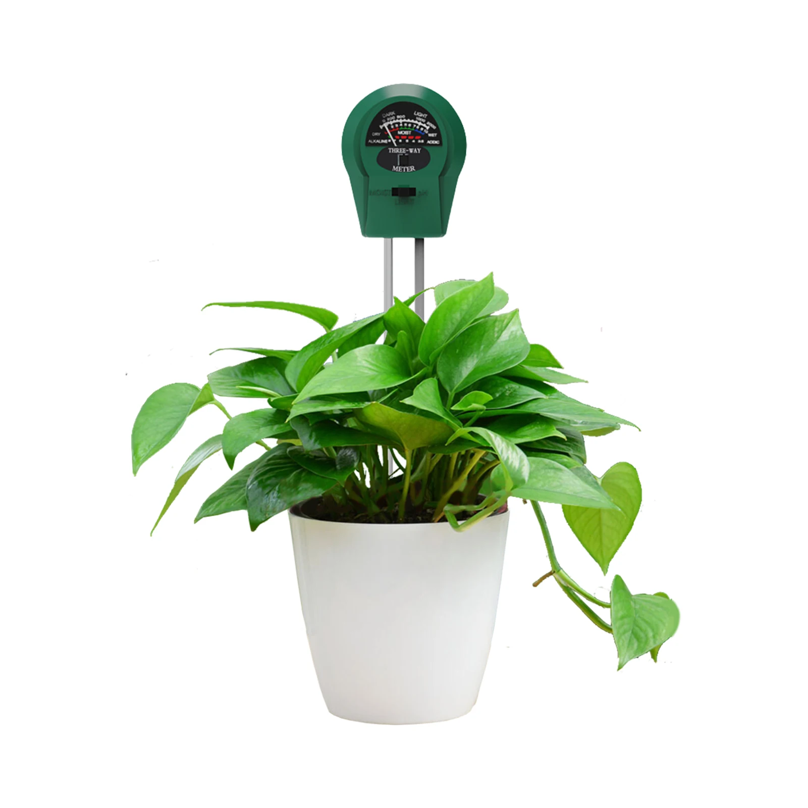 

PH Tester Meter 3 In 1 Soil Moisture Humidity Meter Sunlight Light Monitor Hydroponics Flower Garden Plant Acidity Hygrometer