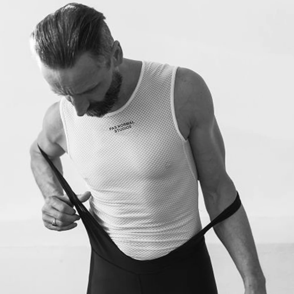 

PNS Summer Cycling Keep Dry Warm Mesh Vest Bicycle Undershirt White Cycling Sleeveless Vests Clothing Jerseys Sport Vest