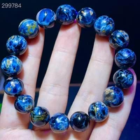 natural blue yellow pietersite women men bracelet crystal round beads 12 2mm chatoyant cat eye from namibia aaaaa