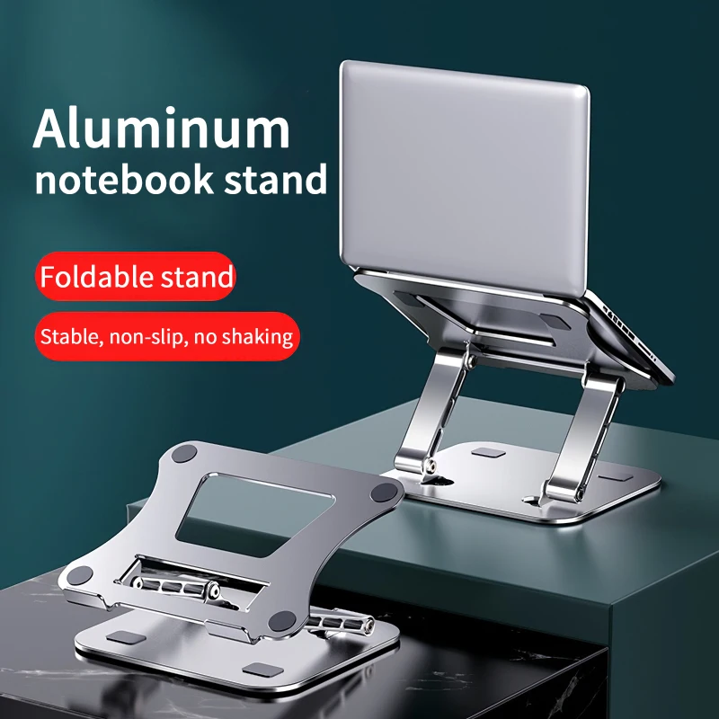 

Adjustable Notebook Stand Foldable Ergonomic Riser Bracket Heat Dissipation Tablet Holder For Macbook For Laptop Under 17 Inches