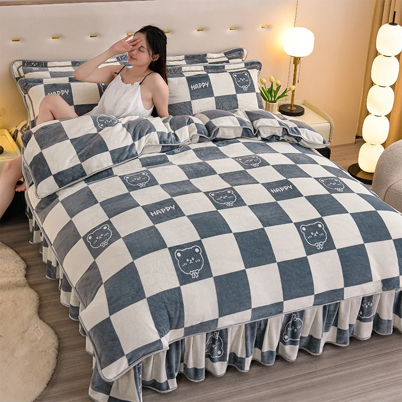 Новинка 2024 4 00–4 50 кг горячие продукты молочный бархатный комплект из четырех