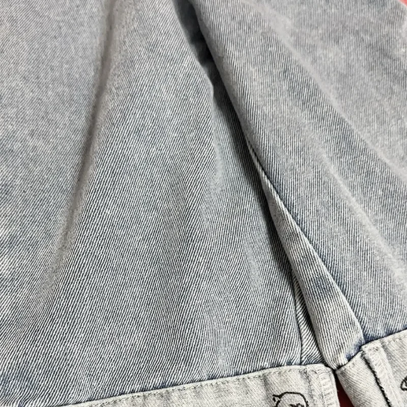 Весенне-осенние широкие джинсы для мальчиков в корейском стиле, повседневные, с мультяшным принтом, детские джинсовые брюки, свободные, с эластичным поясом, для мальчиков (art.: 3920dc55d0aa0) - 3920dc55d0aa0