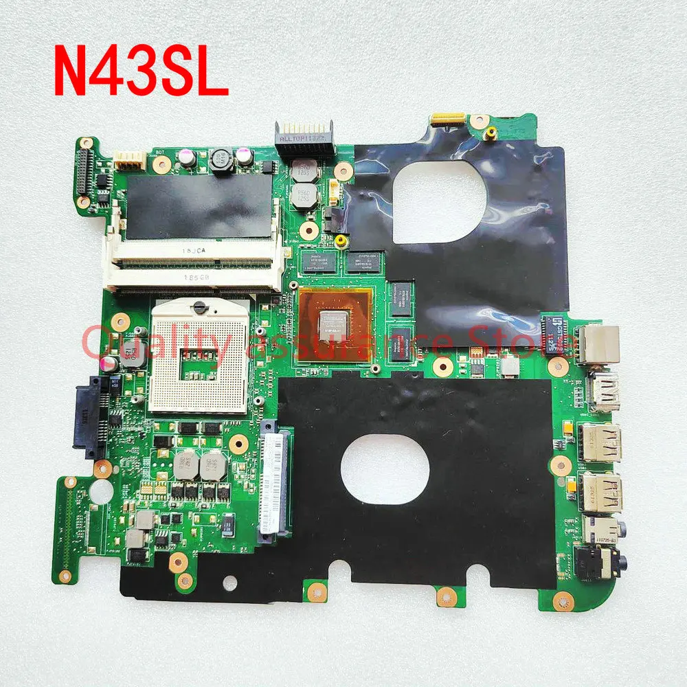 Материнская плата N43SL REV: 2,0 для ноутбука ASUS N43S N43SM N43SL GT540M/1GM