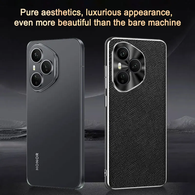 Фото Чехол для Honor 400 Pro 400, глобальная версия, роскошный жесткий защитный чехол из искусственной кожи для Honor 400 400 Pro Shell №5