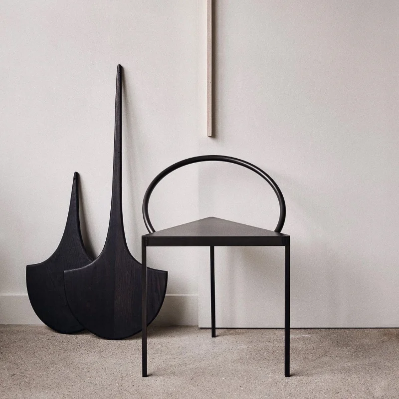 Обеденный стул в скандинавском стиле современные минималистичные стулья для