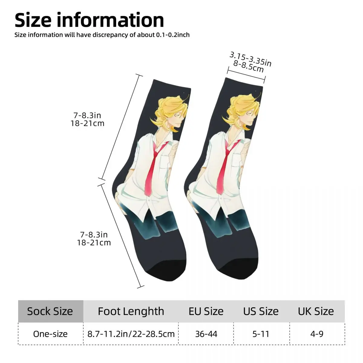 Носки мужские с рисунком в стиле хип-хоп