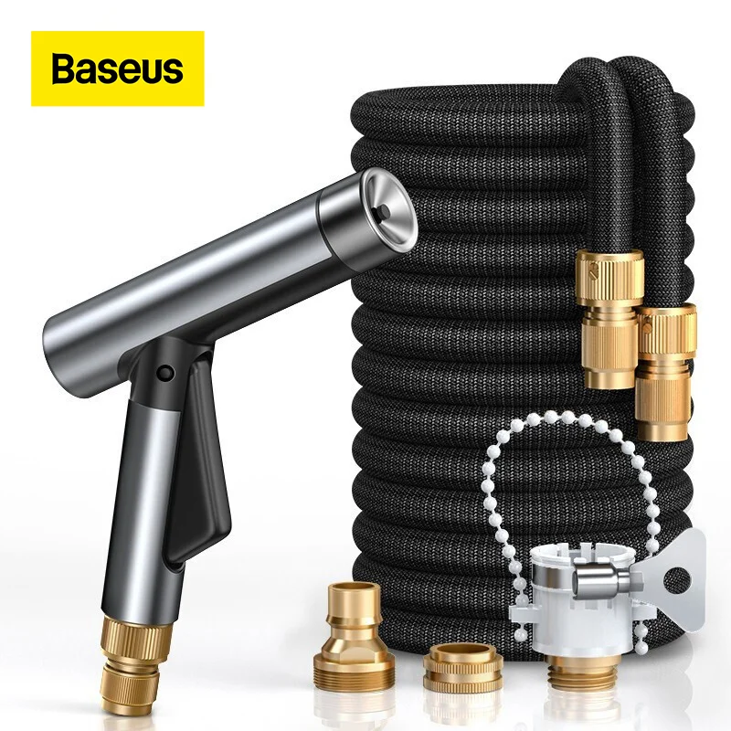 Baseus Car Washing Gun Sprayer Nozzle Magic Flexible Hose Car Water Gun High Pressure Power Washer Garden Water Jet CarCleaning