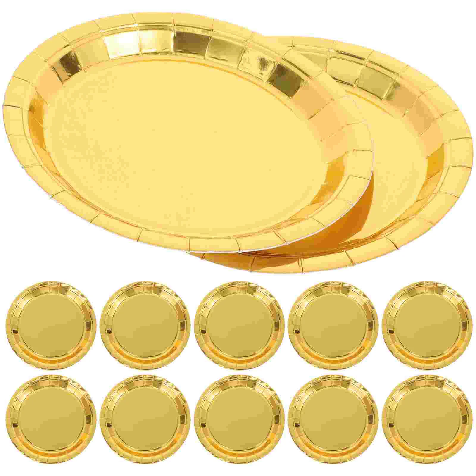 

80 Pcs Disposable Paper Plates Fruit Multifunction 7.6x7.6cm Multi-function Dinner Gathering Cake Party Delicate Food Bride