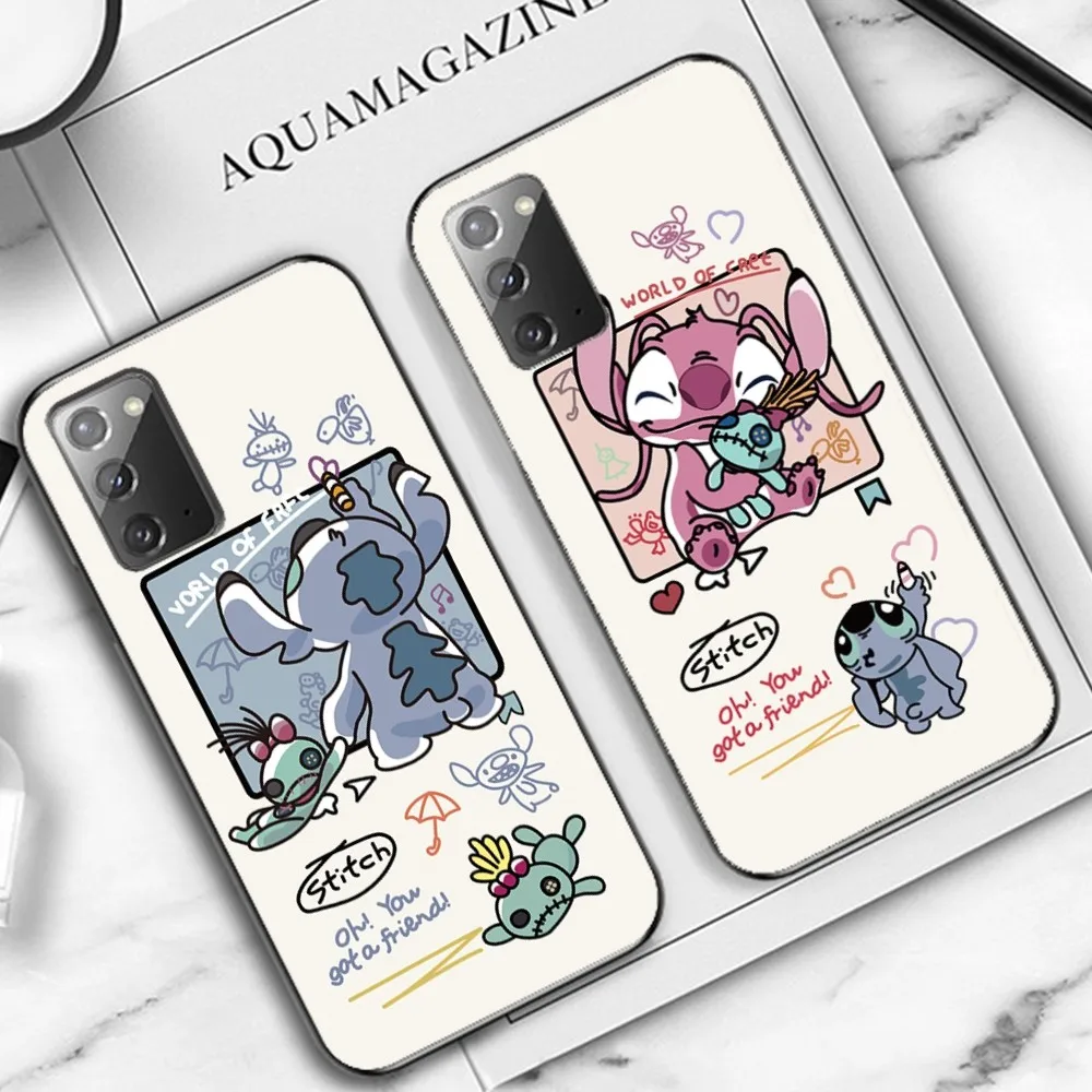 

Stitch Phone Case For Samsung Note 8 9 10 20 pro plus lite M 10 11 20 30 21 31 51 A 21 22 42 02 03