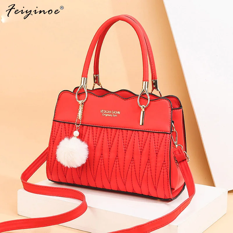 

Fund of 2022 Large Capacity Middle-aged Mother Han Edition with The Bag in His Shoulder Bag Vogue of New Women Messenger Bag PU