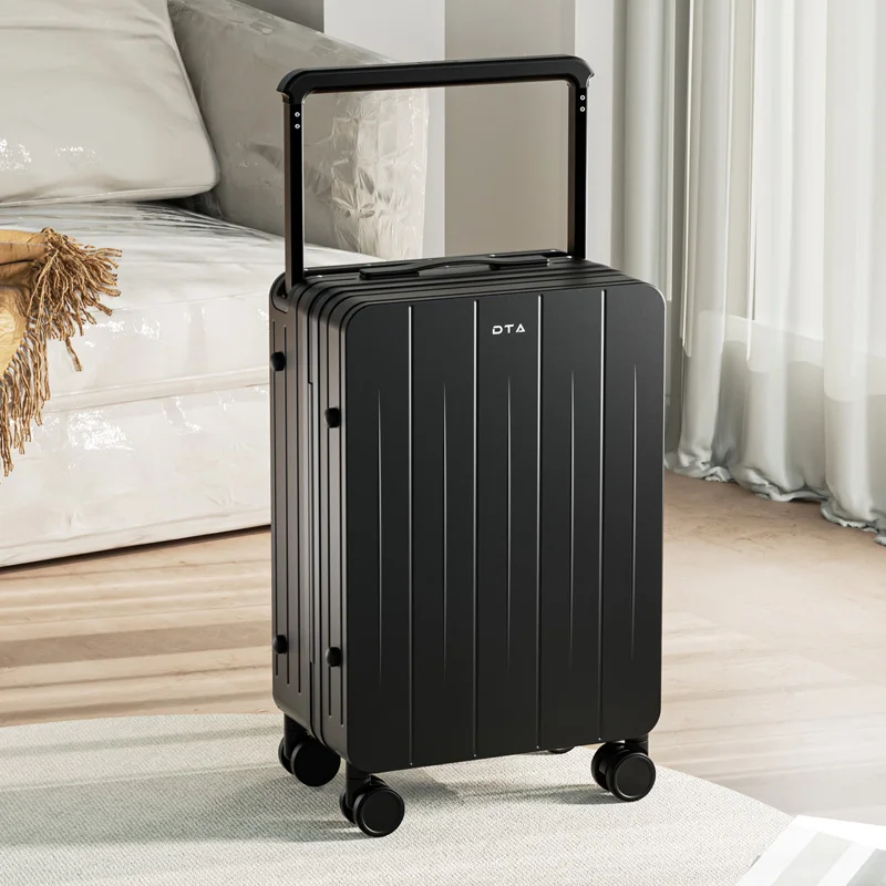 Aluminum Luggage Travel Bag Trolley Women Vintage Middle Size Luggage Kids Multifunctional Mala De Viagem Luggage WWH30XP