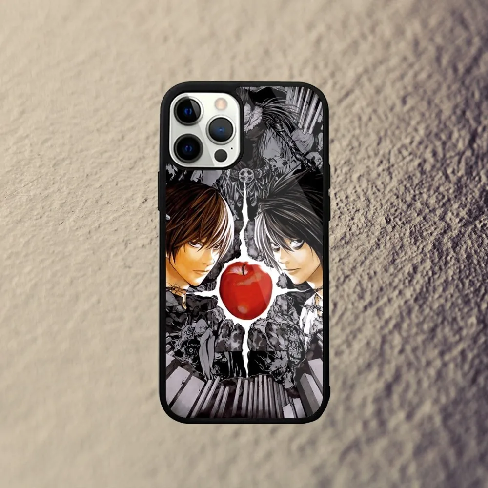 Чехол для телефона Аниме D-Death Note L iPhone 15 14 13 12 11 Plus Pro Max Mini Magsafe магнитная