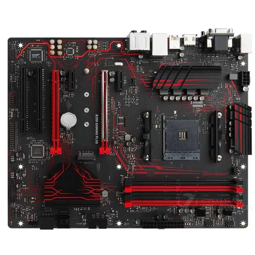 

Материнская плата B350 GAMING PLUS DDR4 64 Гб AMD B350 AMD RYZEN M.2